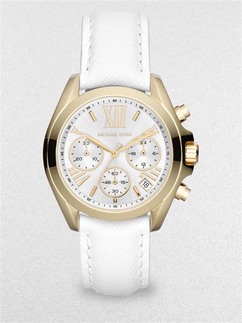 michael kors watch under 50|Michael Kors leather watch.